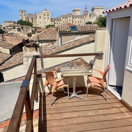 Le Toit D'Avignon - Intra-Muros - Terrasse Vue Palais Des Papes - Ideal Festival - Climatisation - Wifi Dış mekan fotoğraf